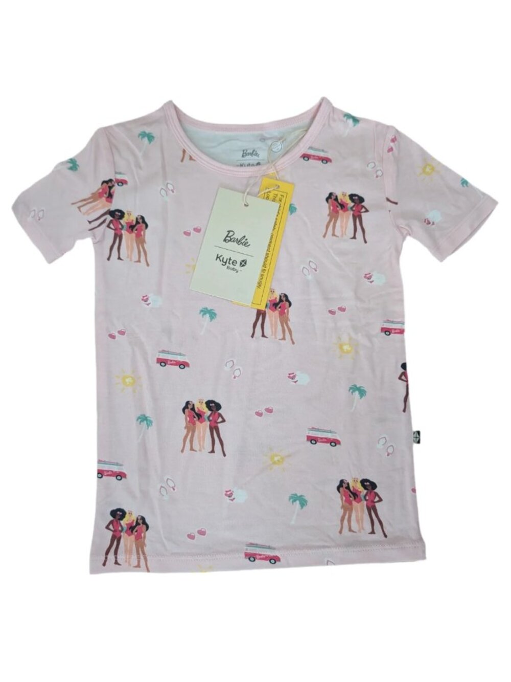 Kyte Baby Toddler Tee in Barbie Beach 4T